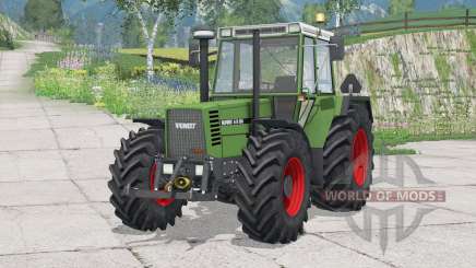 Fendt Favorit 615 LSA Turbomatik E〡new neumáticos para Farming Simulator 2015