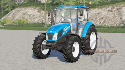 New Holland T4.75〡Hay ruedas estrechas para Farming Simulator 2017