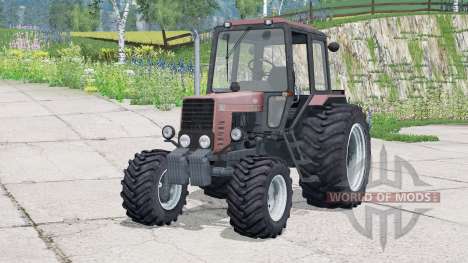 MTZ-82.1 Bielorrusia〡el polvo de las ruedas para Farming Simulator 2015