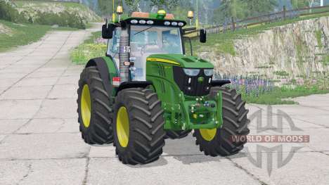 John Deere 6210R〡con barra de luz adicional para Farming Simulator 2015