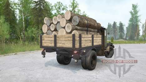Opel Blitz〡con cabina de madera para Spintires MudRunner