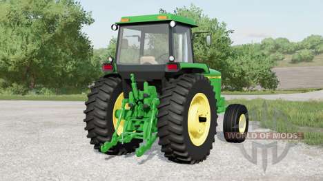 John Deere 4440〡Hay ruedas traseras dobles para Farming Simulator 2017