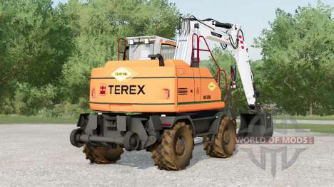 Terex TW140〡excavadora de carril-carretera para Farming Simulator 2017