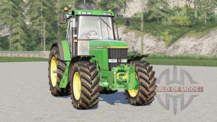 John Deere serie 7000〡nuevo diseño de llanta trasera para Farming Simulator 2017