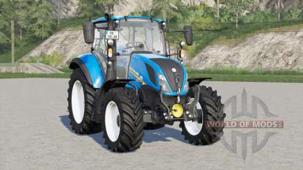 La serie New Holland T5 contiene muchas opciones de ruedas para Farming Simulator 2017