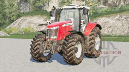 Massey Ferguson serie 7700〡 barra de soporte de tubería fija para Farming Simulator 2017