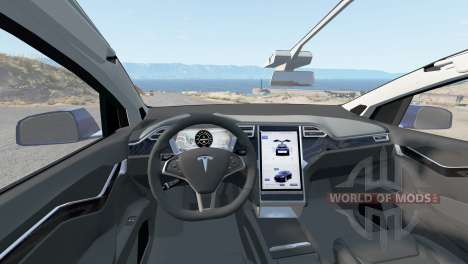 Tesla Model X 2017 para BeamNG Drive