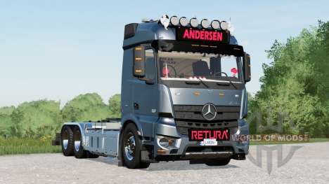 Mercedes-Benz Arocs Hooklift para Farming Simulator 2017