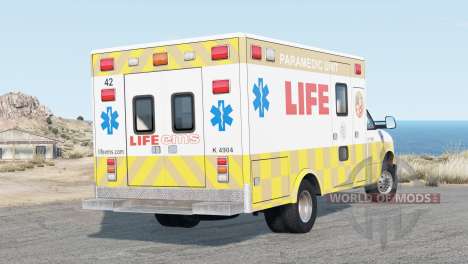 Gavril H-Series Life EMS Ambulance v3.0 para BeamNG Drive