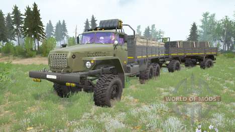 Ural-4320 6x6〡color configurations para Spintires MudRunner