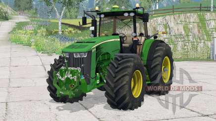 John Deere 8370R〡dynamic exhausting system para Farming Simulator 2015