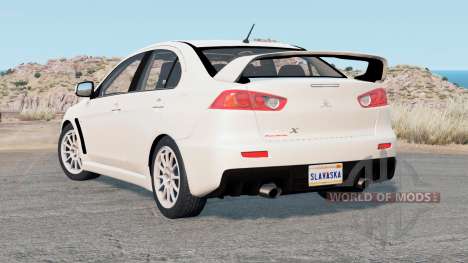 Mitsubishi Lancer Evolution X Final Edition 2015 para BeamNG Drive