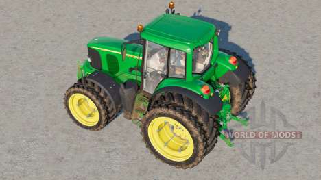 John Deere serie 6020〡Hay ruedas dobles para Farming Simulator 2017