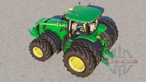 John Deere 8R series〡realistic wheels configs para Farming Simulator 2017