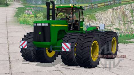 John Deere 9400〡Hay ruedas dobles para Farming Simulator 2015