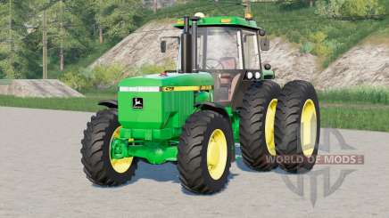 John Deere 4000 series〡has aux fuel tank para Farming Simulator 2017