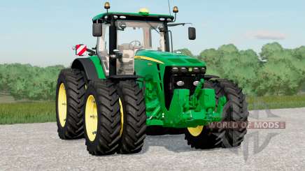 John Deere 8R series〡3 opciones de enganche de puntos para Farming Simulator 2017