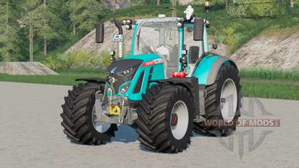 Moldura de escape Fendt 500 Vario〡chrome para Farming Simulator 2017