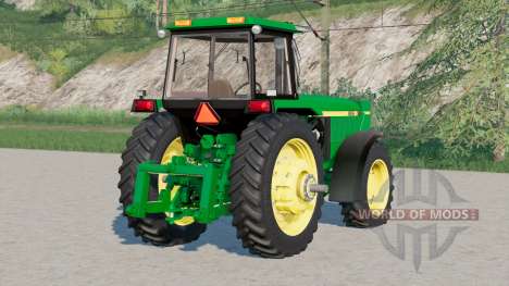 John Deere 4055〡Hay ruedas traseras dobles para Farming Simulator 2017