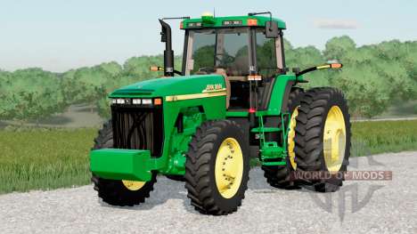John Deere 8110〡tiene ruedas traseras duales para Farming Simulator 2017