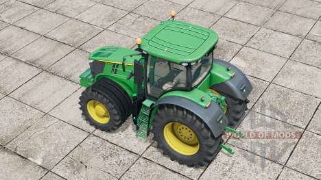 John Deere serie 7R〡 frontal hidráulico o peso para Farming Simulator 2017