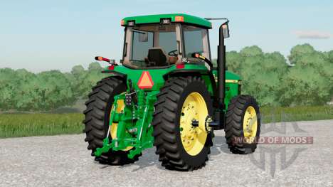John Deere 8110〡tiene ruedas traseras duales para Farming Simulator 2017