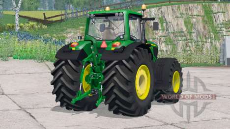 John Deere 6170M〡has pesas de ruedas para Farming Simulator 2015
