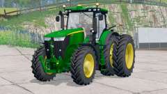 John Deere 7310R〡con ruedas adicionales para Farming Simulator 2015