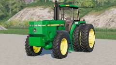 John Deere 4055 series〡Hay ruedas traseras dobles para Farming Simulator 2017