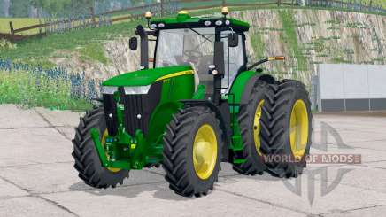 John Deere 7310R〡con ruedas adicionales para Farming Simulator 2015