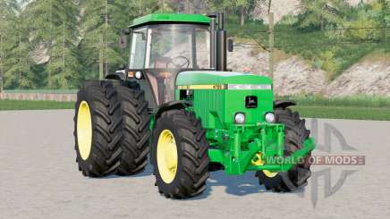 John Deere 4055 series〡Hay ruedas estrechas para Farming Simulator 2017