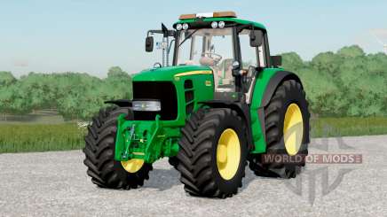 John Deere 7030 Premium〡chrome pipe opción para Farming Simulator 2017