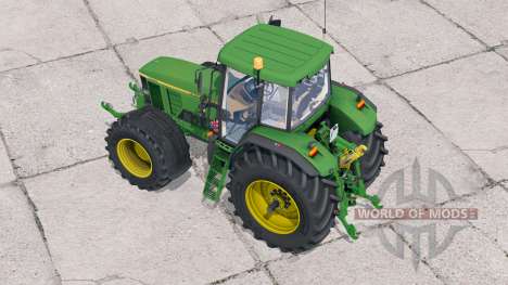 John Deere 7010〡has contrapesos sobre ruedas para Farming Simulator 2015