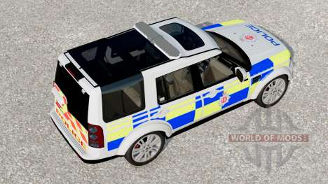 Land Rover Discovery 4 UK Police para Farming Simulator 2017