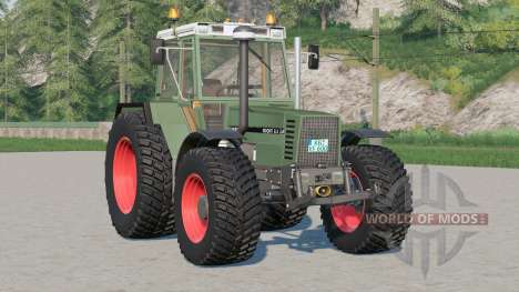 Fendt Favorit 600 LSA〡hay ruedas traseras dobles para Farming Simulator 2017