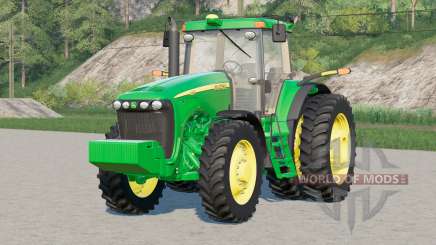 John Deere 8020 series〡incluye peso frontal para Farming Simulator 2017