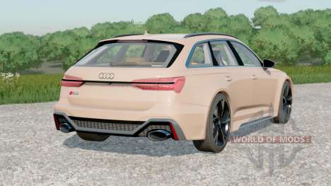 Audi RS 6 Avant (C8) 2019〡color configurable para Farming Simulator 2017