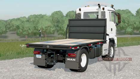 MAN TGS Flatbed〡with pallet autoload para Farming Simulator 2017