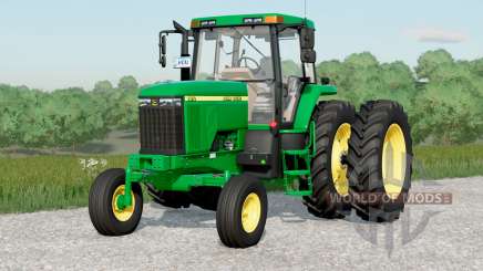 Configuraciones de la marca de neumáticos John Deere 7810〡2 para Farming Simulator 2017