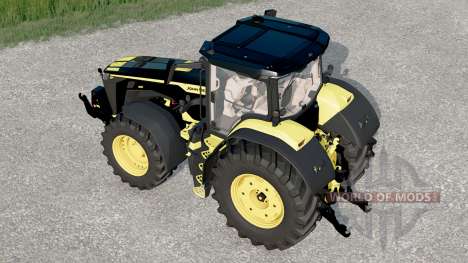 John Deere 8R series〡black & yellow version para Farming Simulator 2017