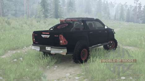 Toyota Hilux 4x4 Doble Cabina 2015 para Spintires MudRunner