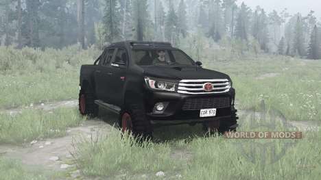 Toyota Hilux 4x4 Doble Cabina 2015 para Spintires MudRunner