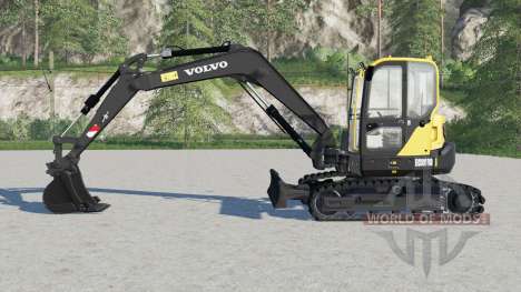 Volvo ECR88D para Farming Simulator 2017