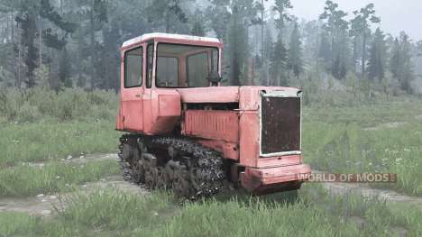 Tractor de orugas DT-75 para Spintires MudRunner