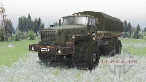 Ural-4320 6x6 para Spin Tires
