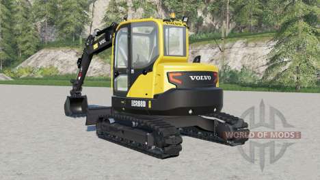 Volvo ECR88D para Farming Simulator 2017