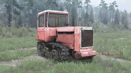 Tractor de orugas DT-75 para MudRunner