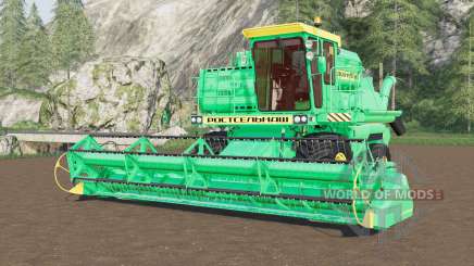 Cosechadora Don-1500B para Farming Simulator 2017