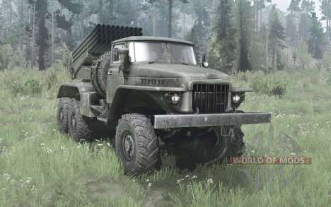 Ural-375D BM-21 para Spintires MudRunner