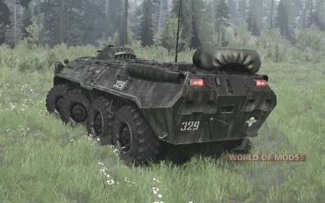 Transportador blindado BTR-80 para Spintires MudRunner